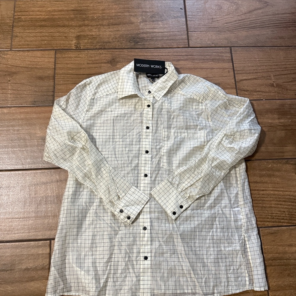 Modern Works Checkered dress Shirt